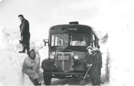 除雪作業の様子