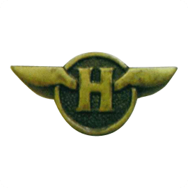 函館バス東急系列後の襟章（昭和49年迄）